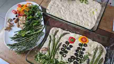 Fall Focaccia Baking/Decorating